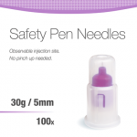 Microdot Safety Pen Needles 30G x 5mm