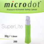 Microdot Safety Lancets SuperLite 30G/1.8mm