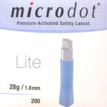 Microdot Safety Lancets Lite 28G/1.8mm