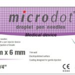 Microdot Droplet Insulin Pen Needles 31G 6mm