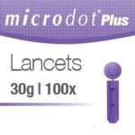 Microdot Plus Lancets 30G