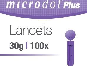 Microdot Plus Lancets 30G