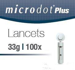 Microdot Plus Lancets 33G